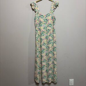 LOFT Multicolor Floral Dress
